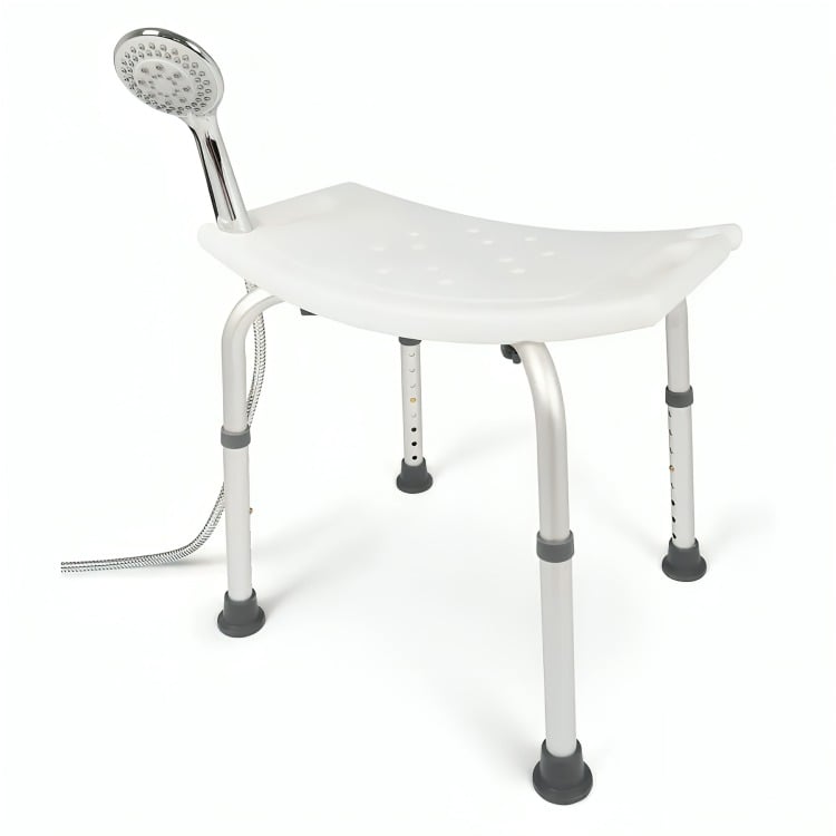 SILLA ASIENTO DE DUCHA SEGURIDAD ANTIDESLIZANTE REGULABLE - 3