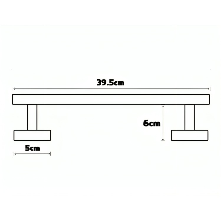 BARRA SEGURIDAD PARA DISCAPACITADOS ABATIBLE ACERO INOX 60CM - 4