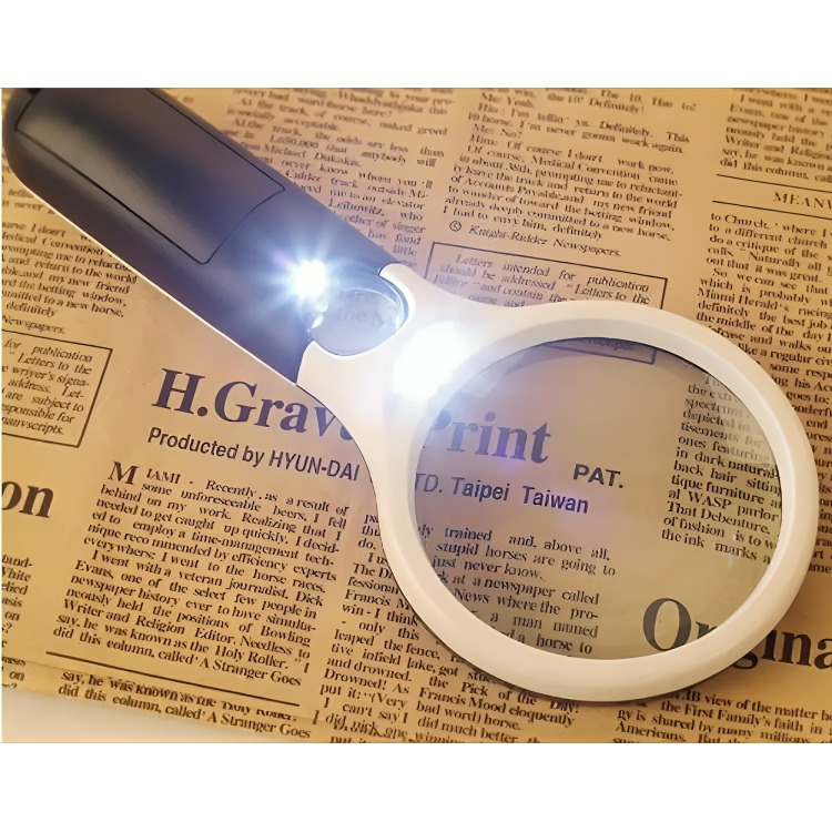 LUPA DE LECTURA CON ILUMINACIÓN LED CON LUZ UV - 3