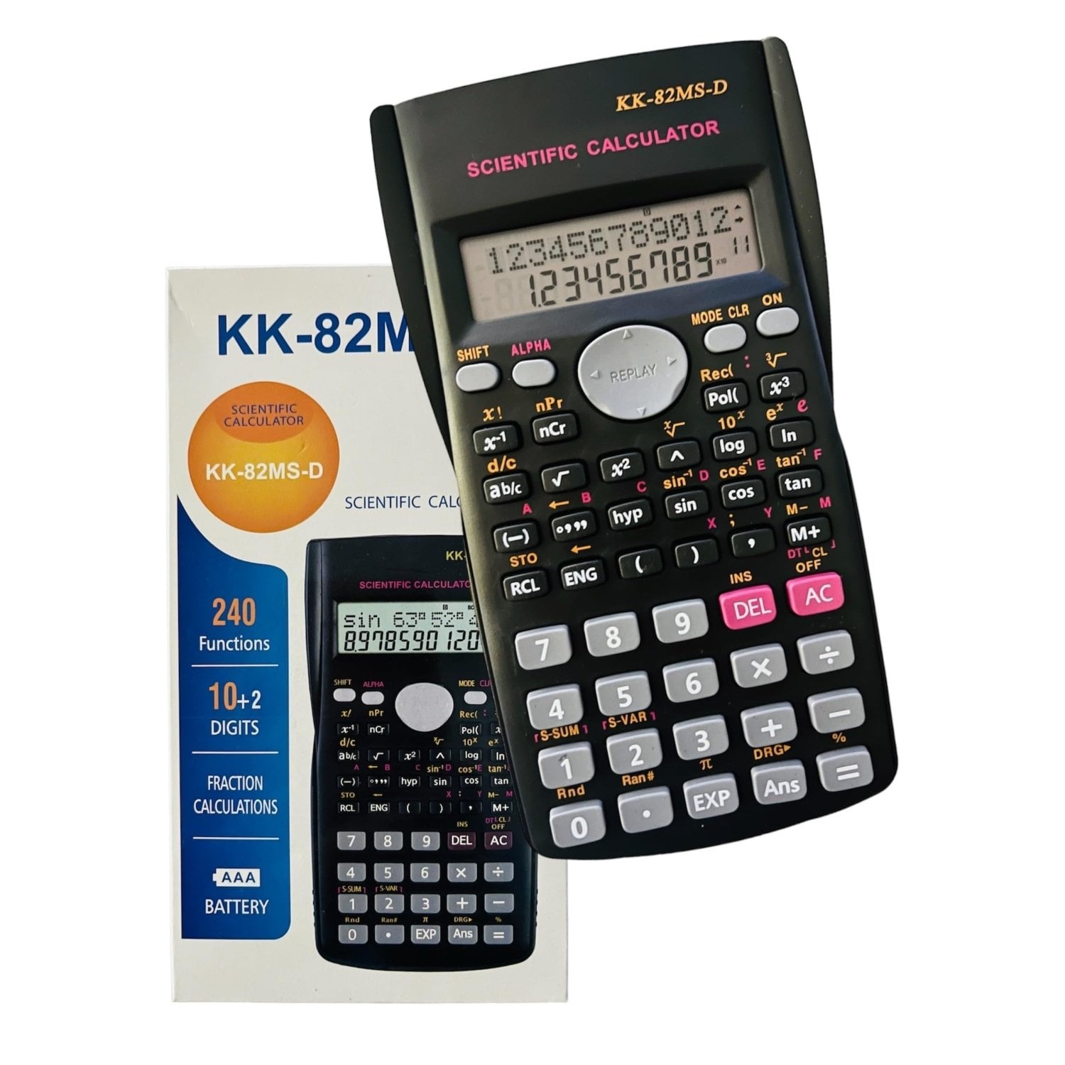 CALCULADORA CIENTIFICA KK-82MS-D   240 FUNCIONES - 1