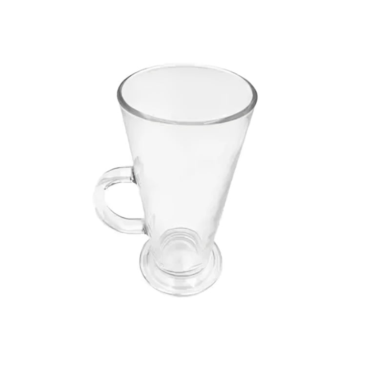 SET 2 VASO LATTE CUP GLASSO