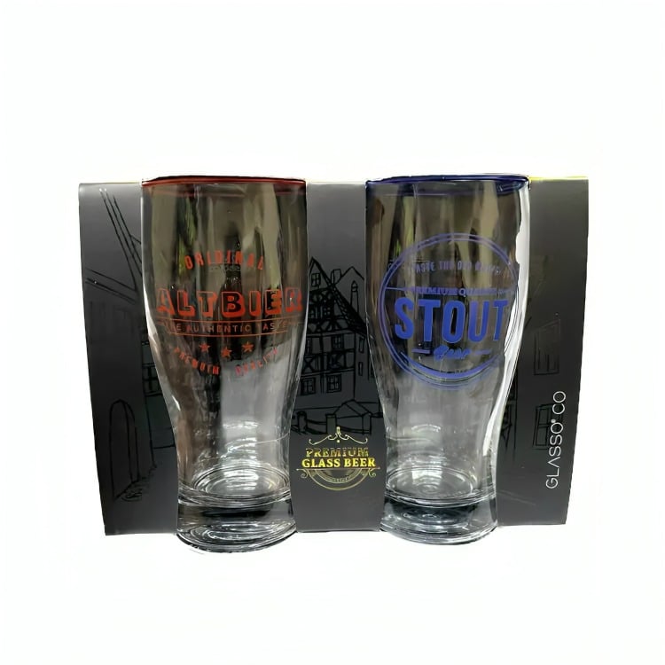 SET 2 VASOS CERVEZA GLASSO - 2