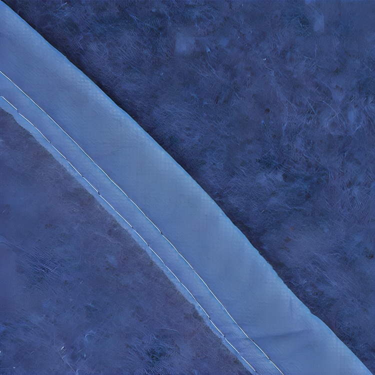 FRAZADA TÉRMICA QUEEN / LÍNEAS AZUL – PLUMETTI - 2