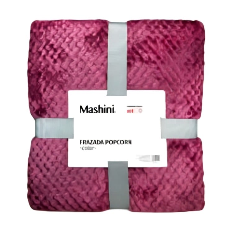 FRAZADA POPCORN 1.5 PLAZAS / BURDEO – MASHINI - 1