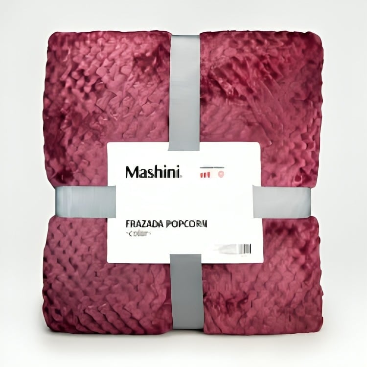 FRAZADA POPCORN 1.5 PLAZAS / BURDEO – MASHINI - 3