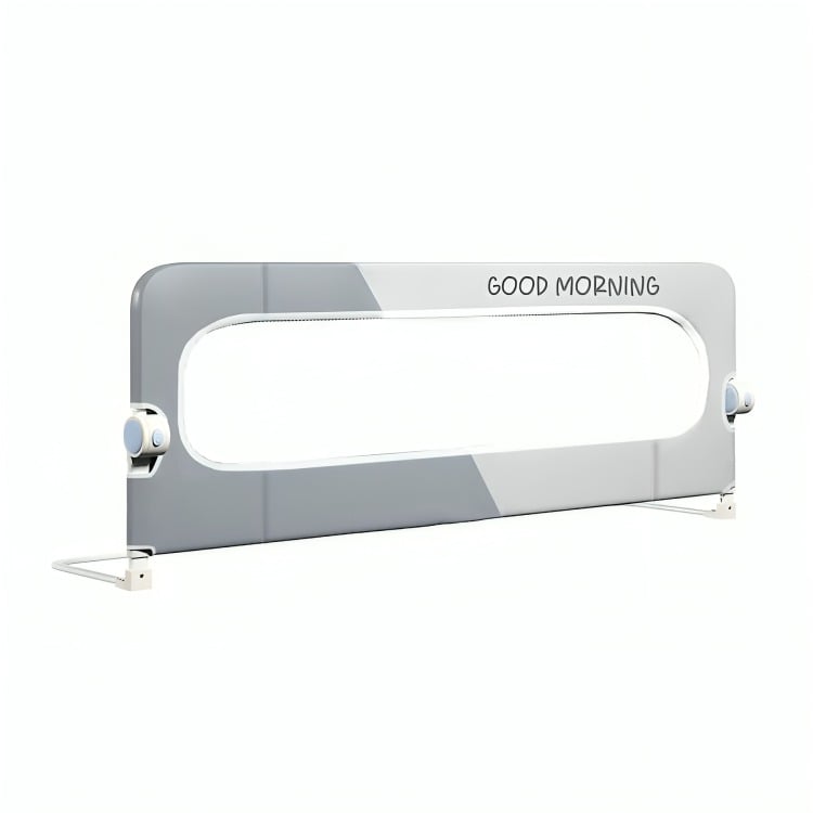 BARANDA DE CAMA 1.5MTRS SEGURIDAD BEBE ABATIBLE AJUSTABLE - 4