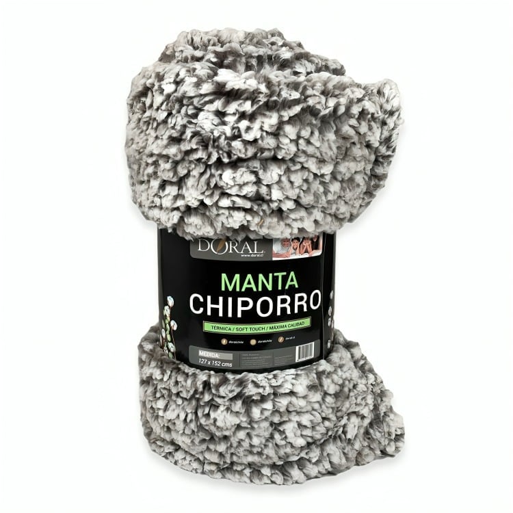 MANTA CHIPORRO TWO TONES – DORAL 127×152 CM. - 1
