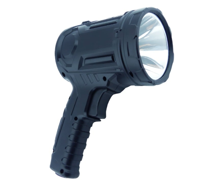 LINTERNA MINERO DE 1 LED COB MODELO JY-901 CON ZOOM Y BATERIA EXTERNA RECARGABLE - 1