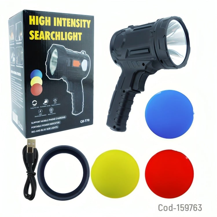 LINTERNA MINERO DE 1 LED COB MODELO JY-901 CON ZOOM Y BATERIA EXTERNA RECARGABLE - 2