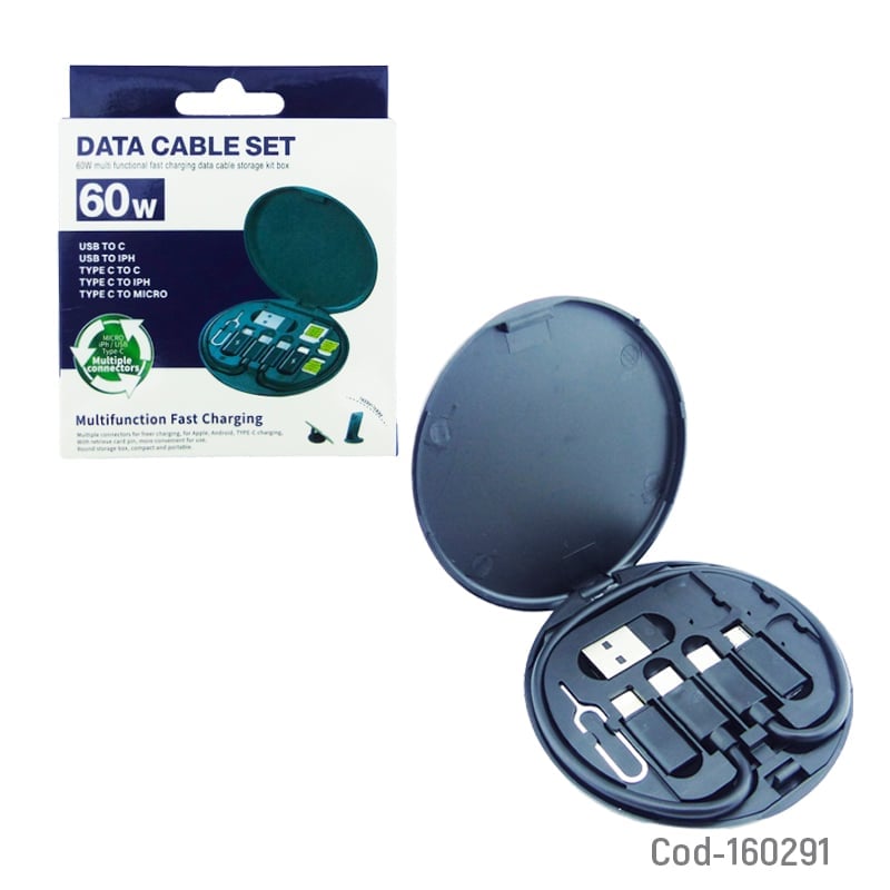 KIT ADAPTADORES 5 EN 1 60W SMARTPHONE CAJA - 4