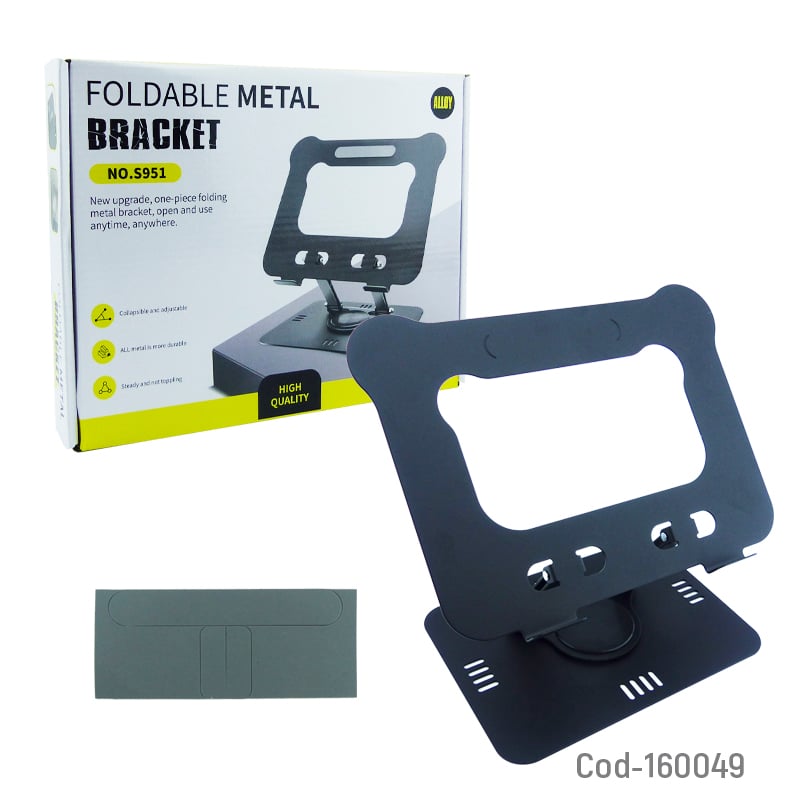 PORTA TABLET/NOTEBOOK 15X12CM ALUMINIO 360° - 3