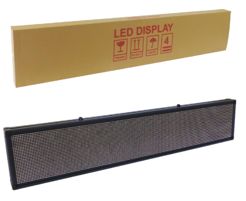 LETRERO LED EN COLOR ROJO WIFI 1M X 20CM P5 - 2