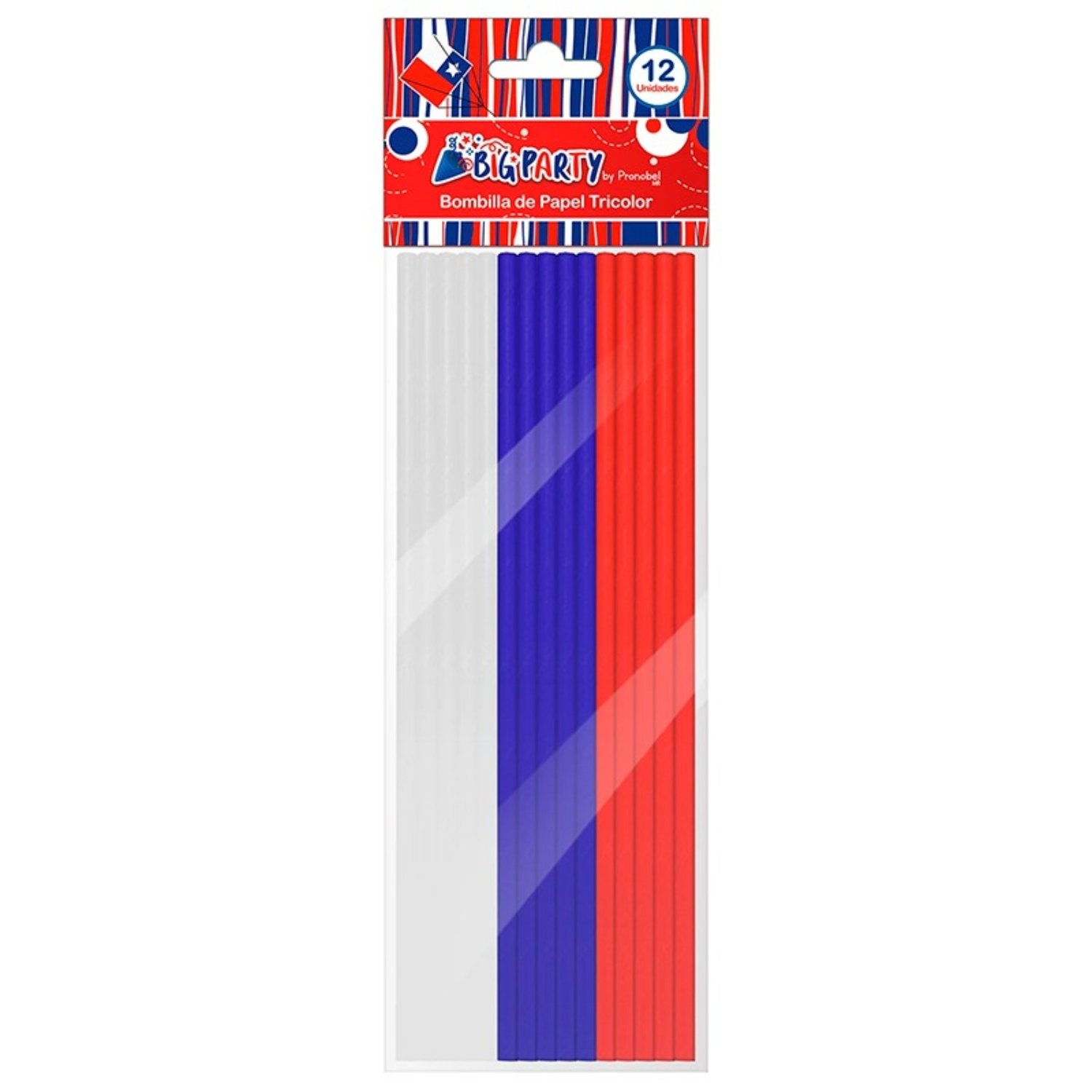 PACK X 4 BOMBILLA PAPEL X 12  – BIG PARTY - 1