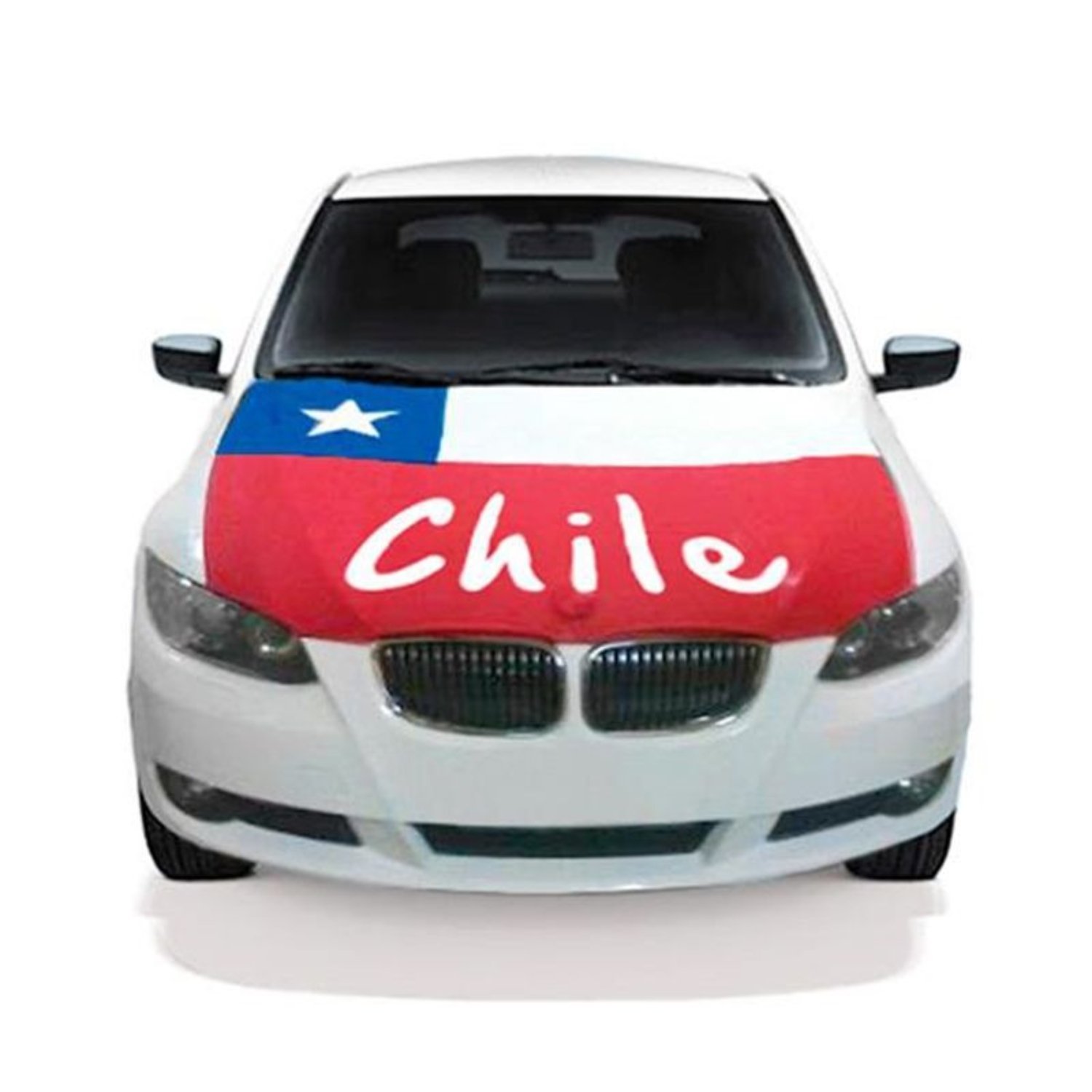 CUBRE CAPOT DE AUTO BANDERA CHILENA – PALERMO - 1