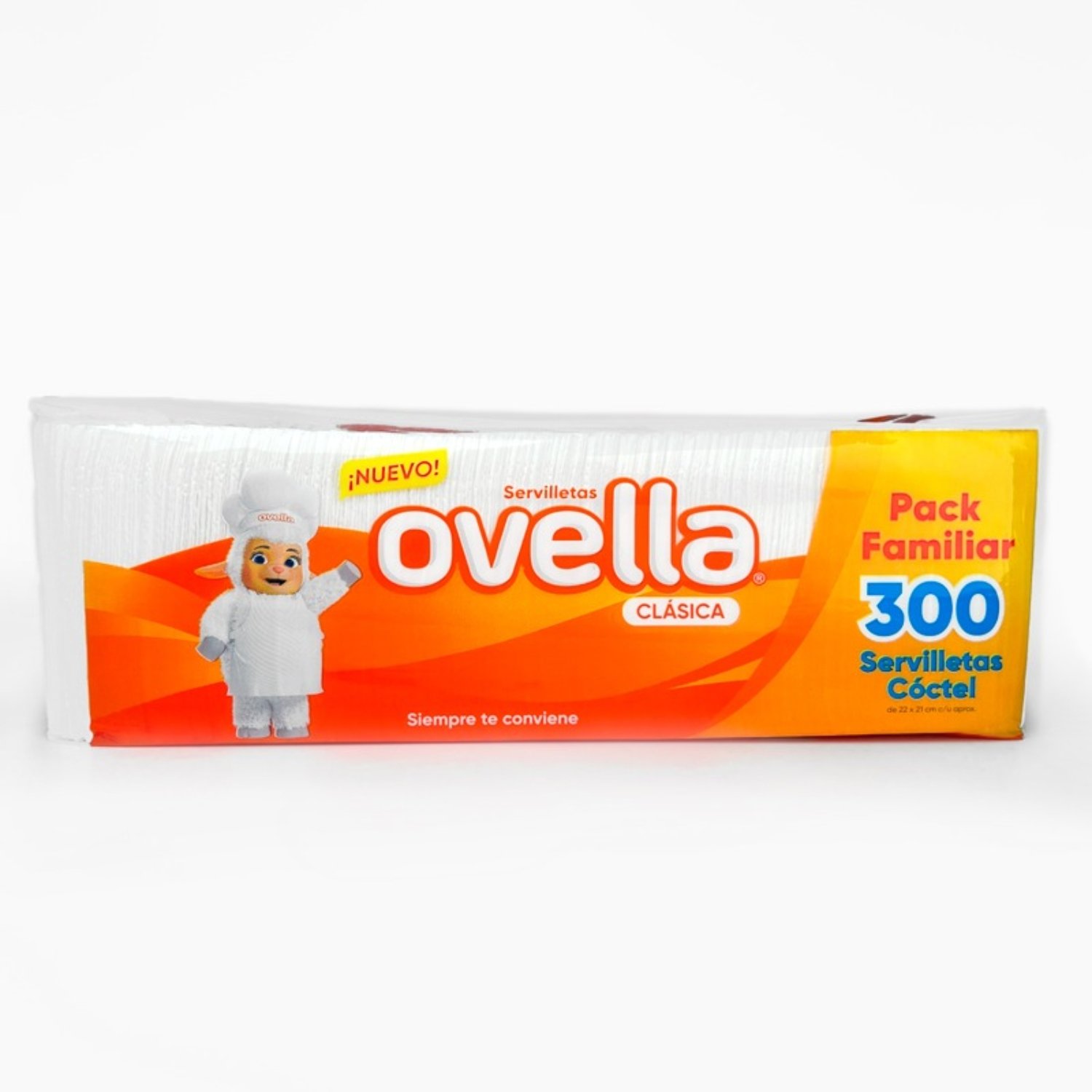 PACK X 4 SERVILLETA COCTEL 300 UNIDADES – OVELLA - 1