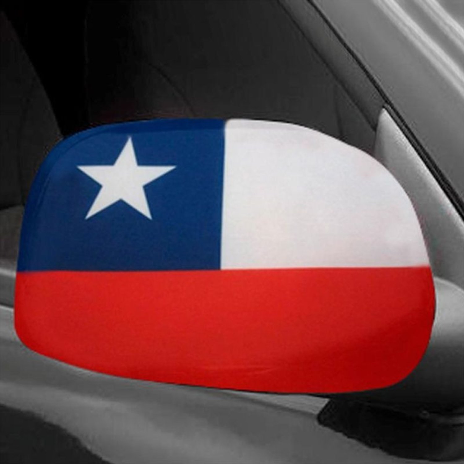 PACK X 4 CUBRE ESPEJOS BANDERA CHILENA – PALERMO - 1