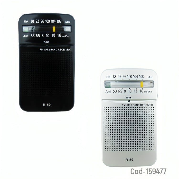 RADIO AM/FM 2 BANDAS MOD.R-50 A PILAS NO INCLUIDAS - 2