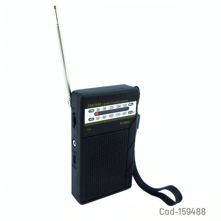 RADIO AM/FM 2 BANDAS MOD.R-65RG RECARGABLE USB TYPE-C - 2