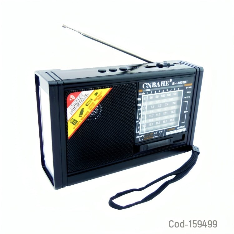 RADIO MULTIBANDA BLUET 8 BANDAS CON LINTERNA RECARGABLE - 4