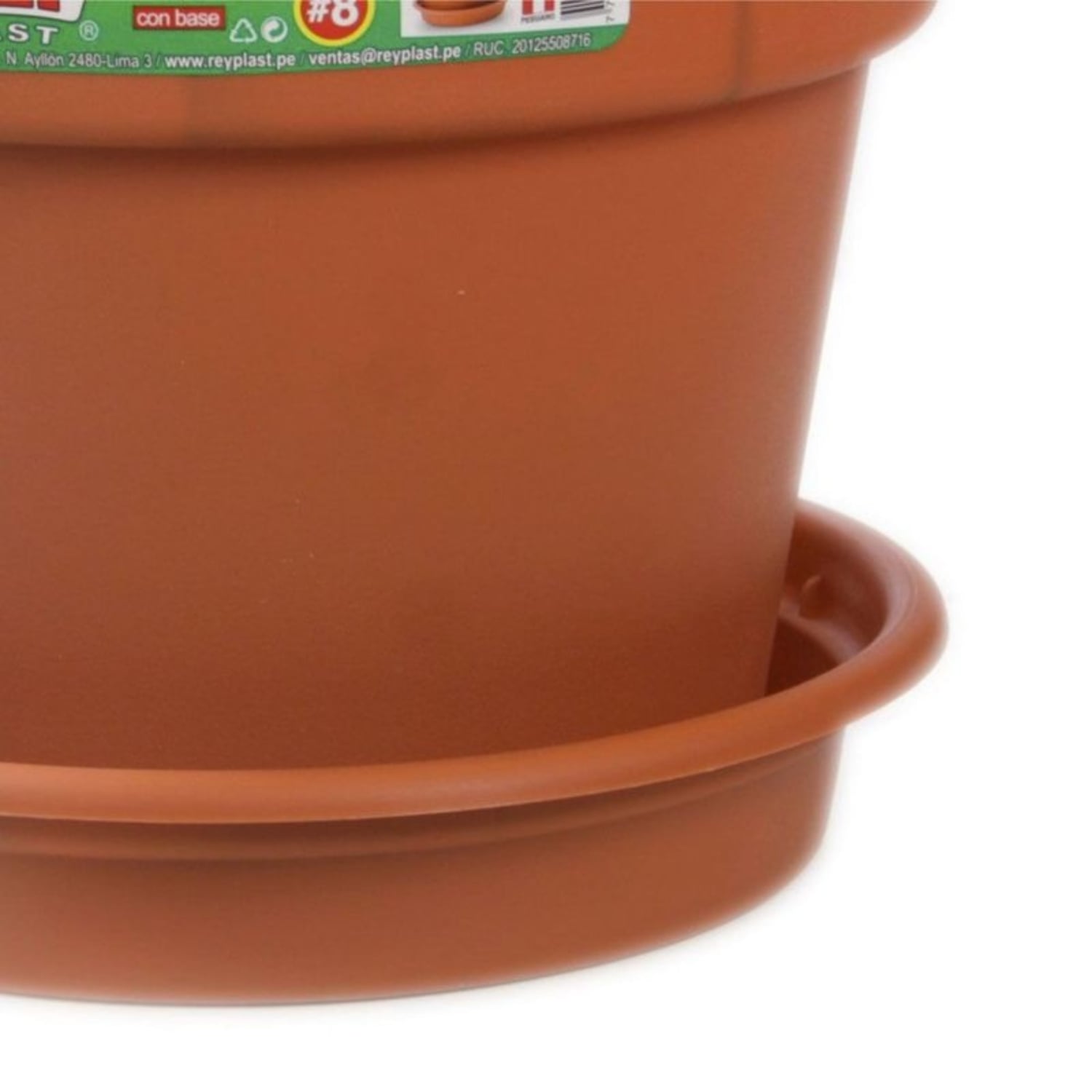 PLATO DE MACETA REDONDO DURA KOTTA 40CM / TERRACOTA – REYPLAST - 5