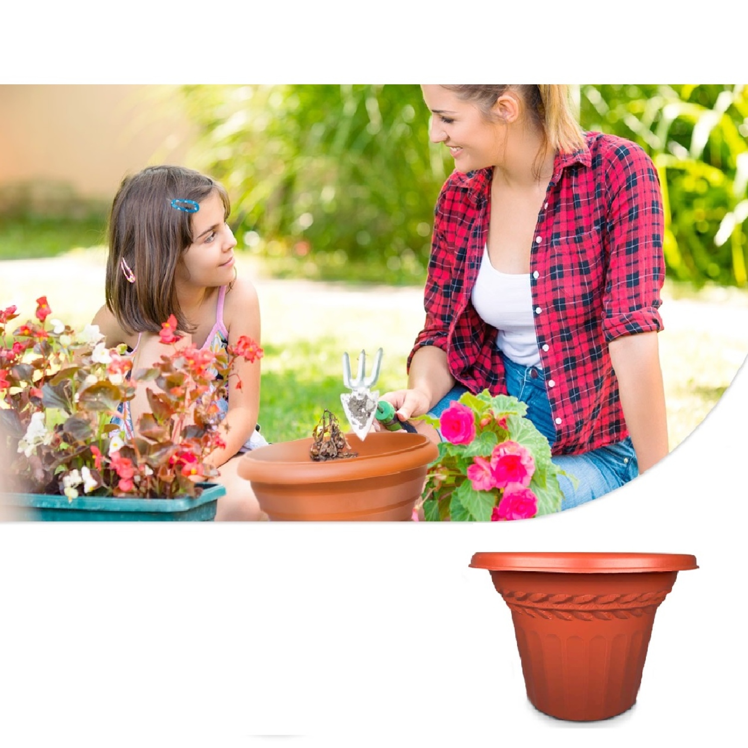 MACETA REDONDA GRECCA N°20 – REYPLAST - 2