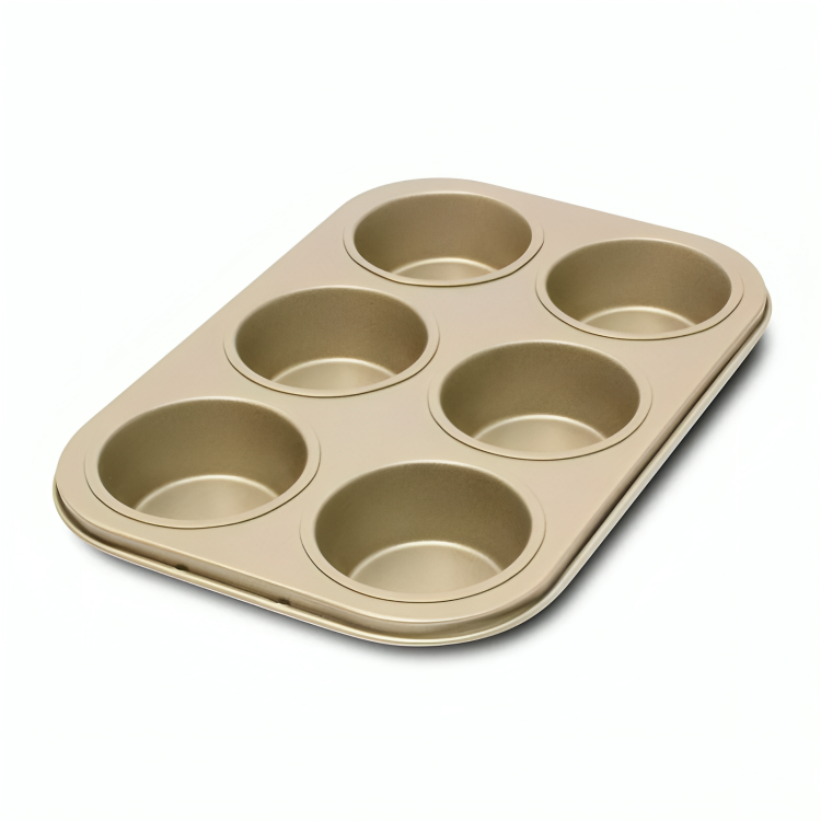 BANDEJA 6 MOLDECITOS NON STICK GOLD – ILKO ANTIADHERENTE - 1