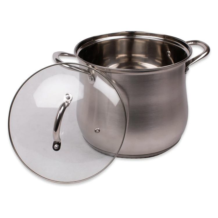OLLA ACERO 24 CM TAPA DE VIDRIO KASSEL – DORAL - 3