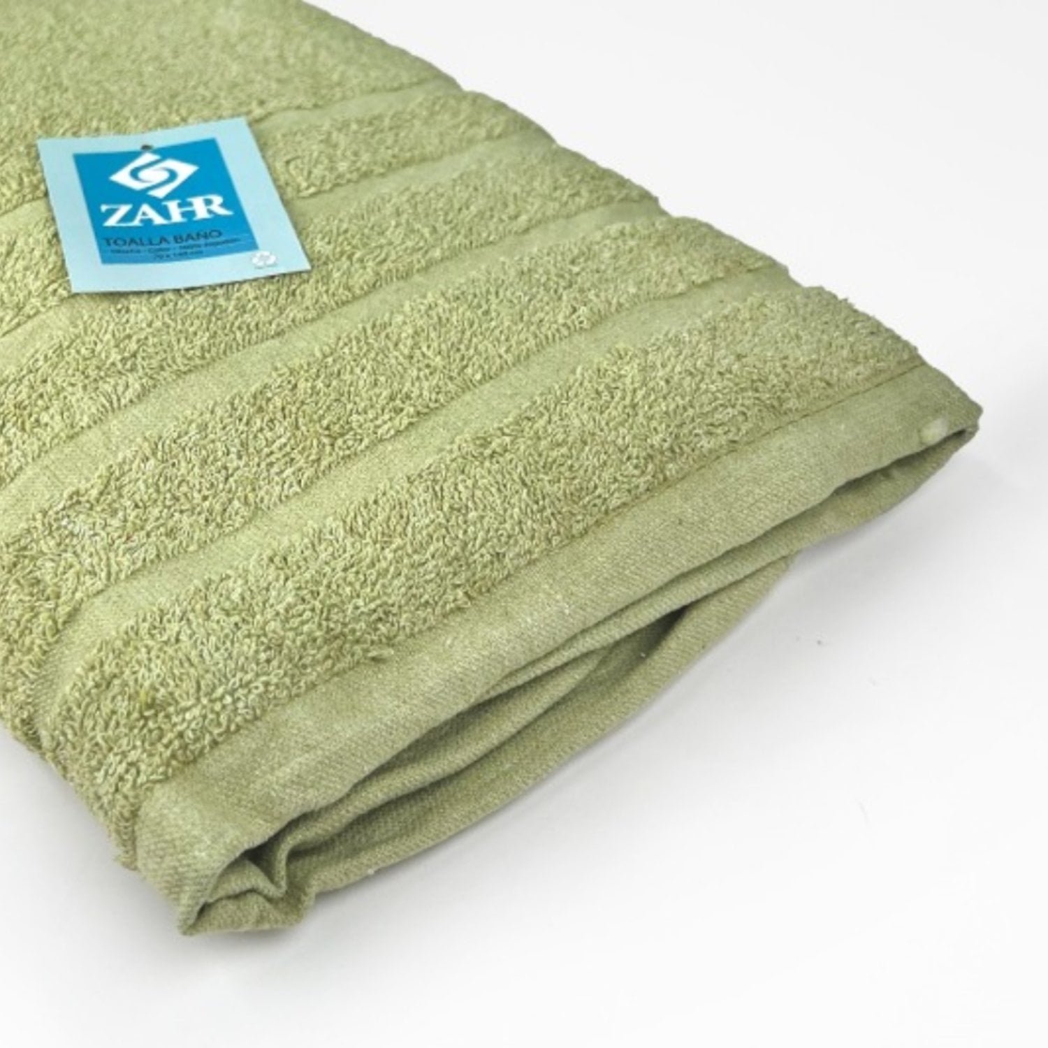 TOALLA DE BAÑO COLECCION 70×140 CM / VERDE MUSGO – ZAHR - 1