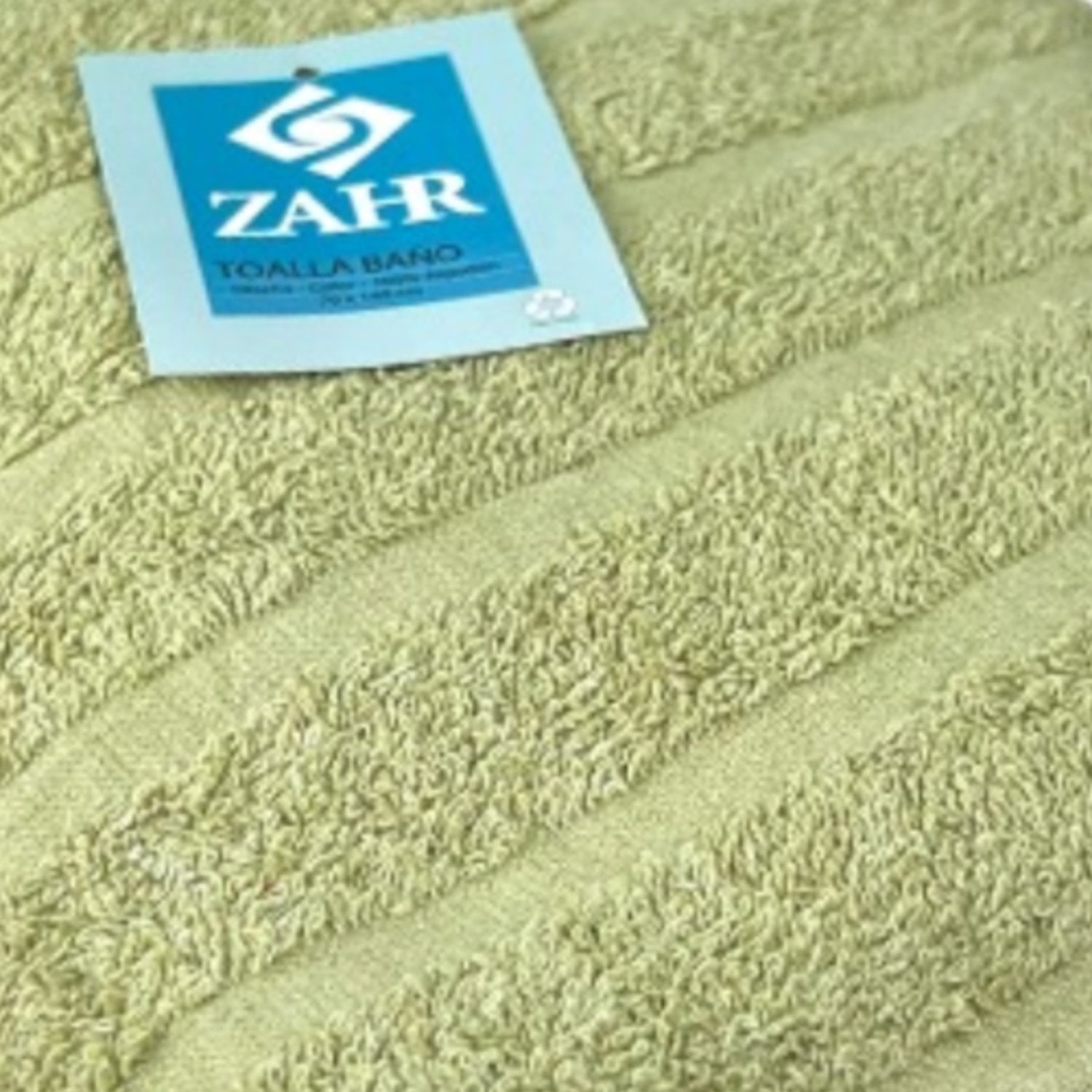 TOALLA DE BAÑO COLECCION 70×140 CM / VERDE MUSGO – ZAHR - 2