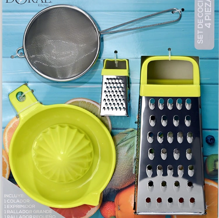 SET DE COCINA 4 PIEZAS VERDE  DORAL - 2