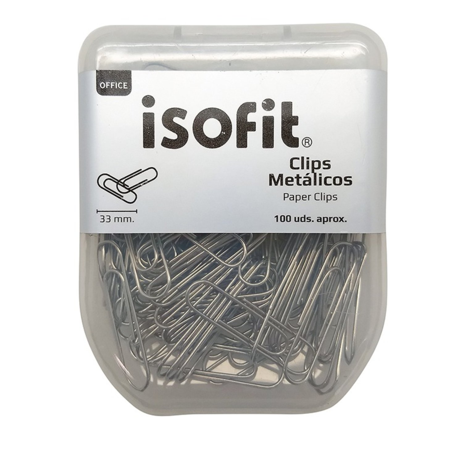 PACK X 4 CLIPS DSG METALICOS 100 UND – ISOFIT - 2