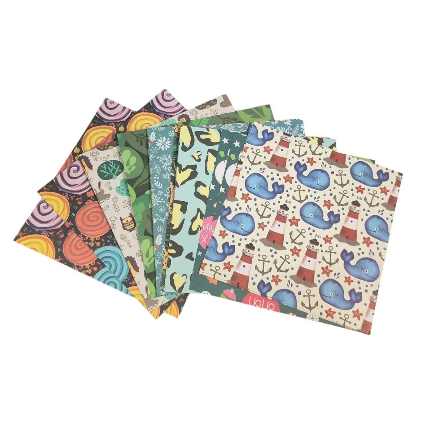 PACK X 4 FAJO PAPEL ENTRETENIDO 16×16 CENTIMETROS 18 HOJAS – TORRE - 2