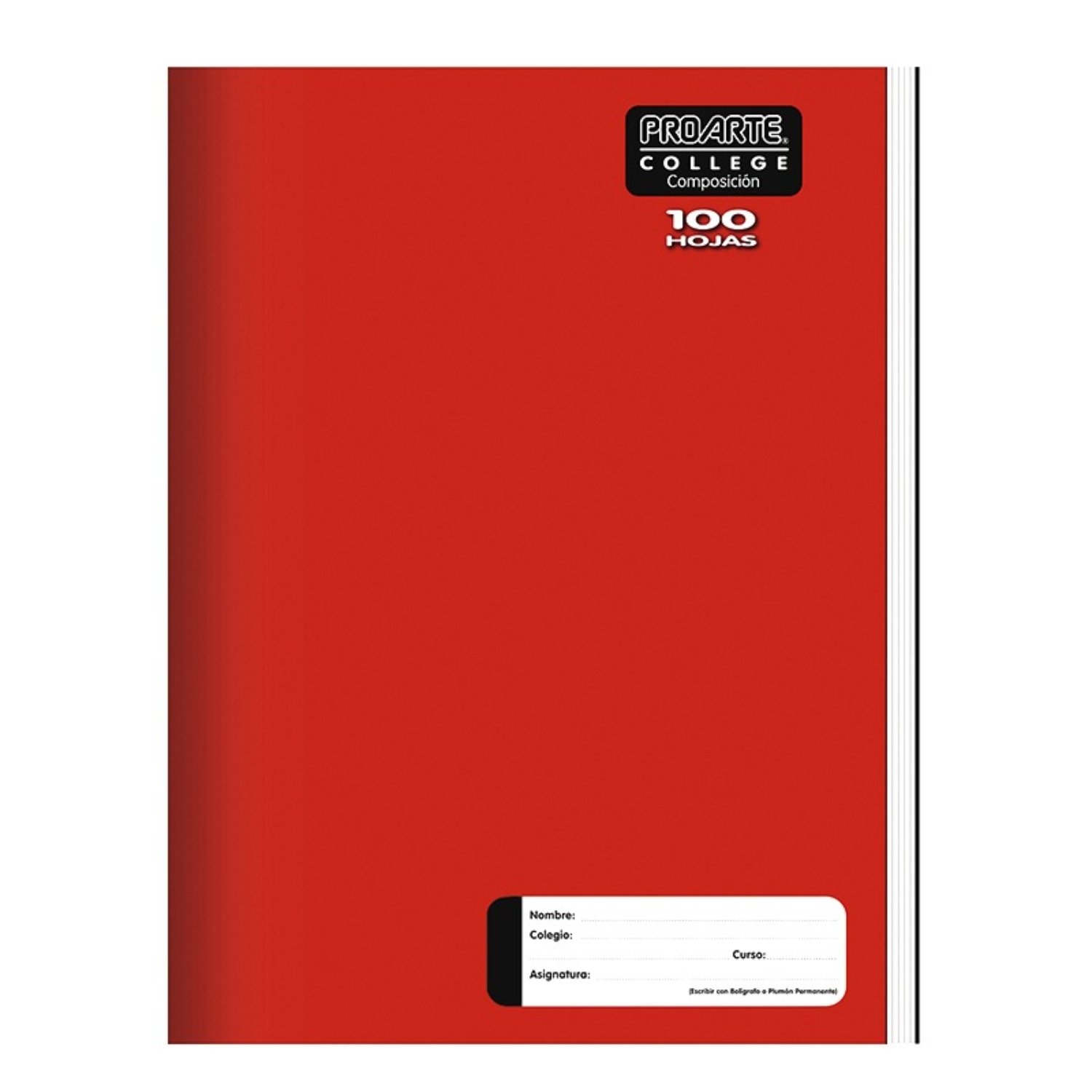 PACK X 4 CUADERNO COLLEGE LISO COMPOSICION 100 HOJAS – PROARTE - 2