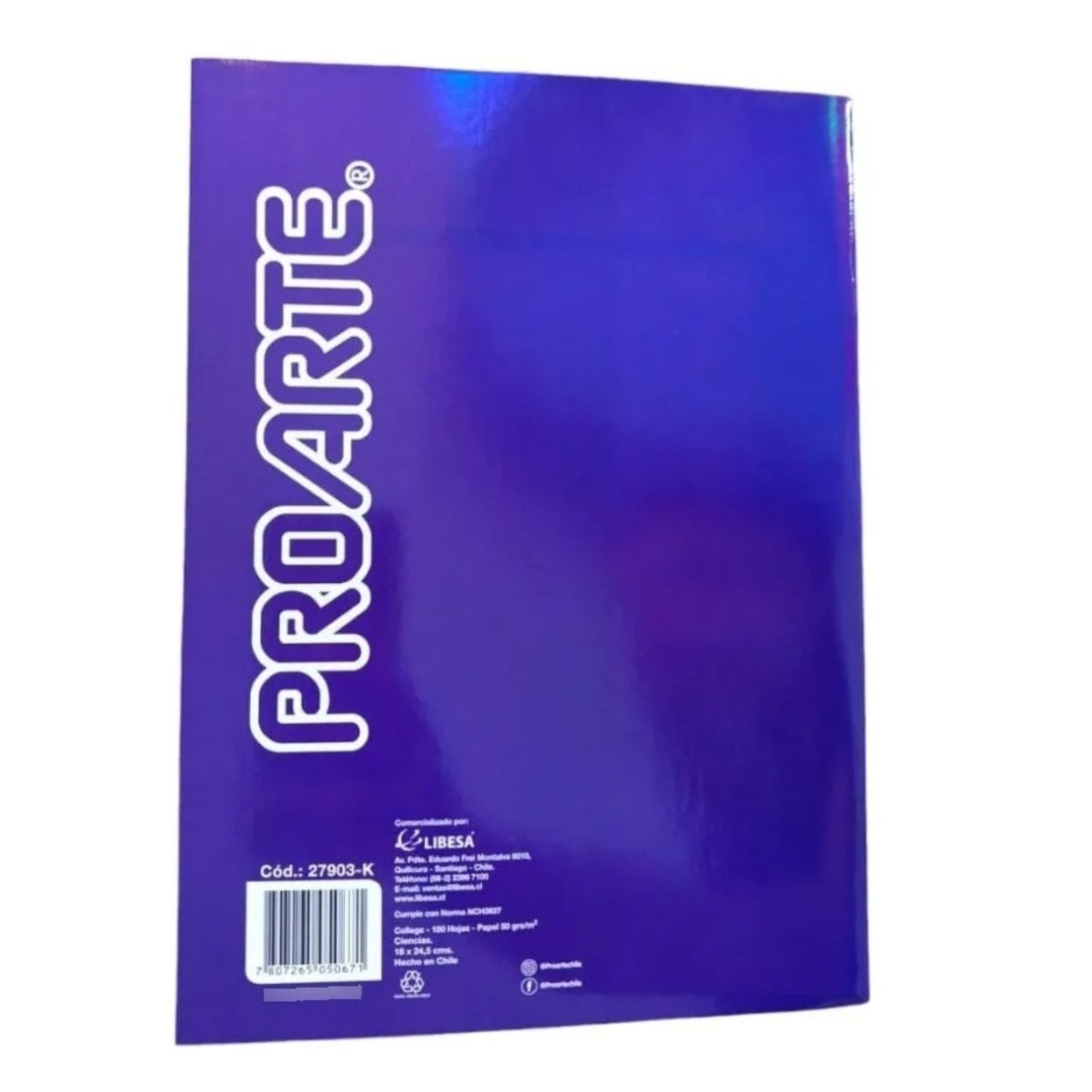 PACK X 4 CUADERNO COLLEGE LISO CIENCIAS 100 HOJAS – PROARTE - 1
