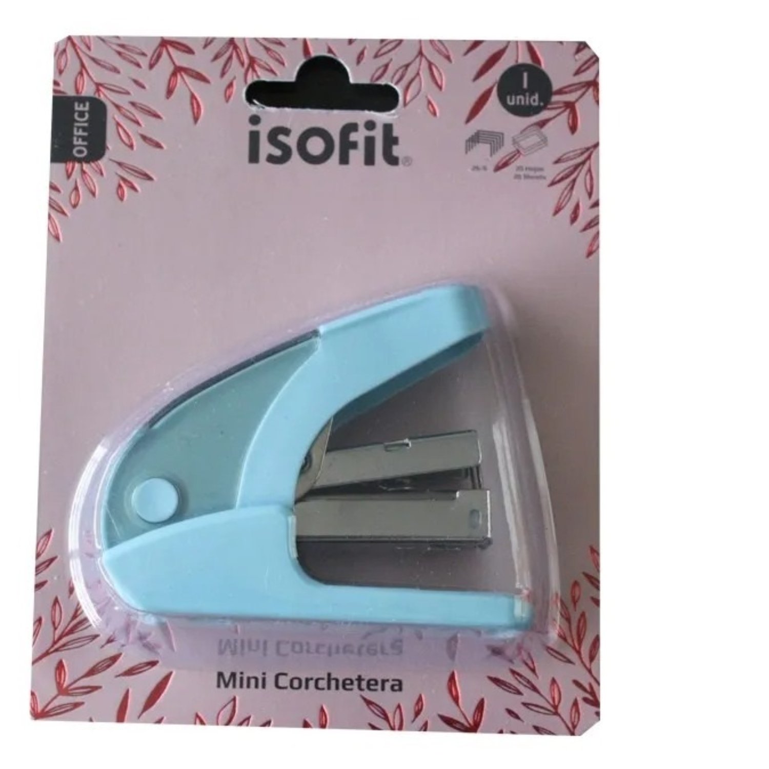 BLISTER CORCHETERA MINI COLORES 26/6 – ISOFIT - 1