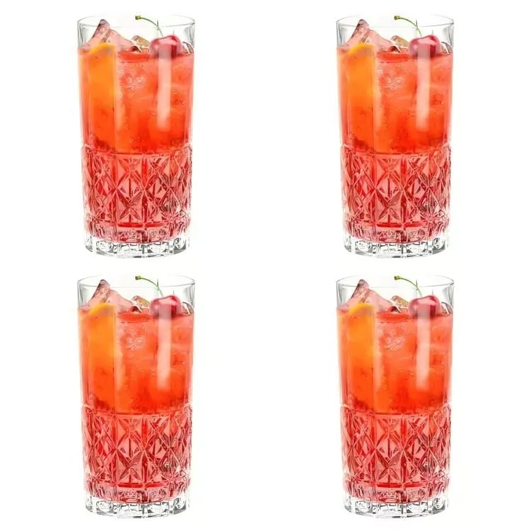 SET 4 VASOS MIX DRINKS VINTAGE GLASSO - 3