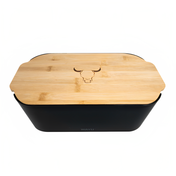 PANERA CON TAPA DE MADERA BAMBOO WAYU - 2