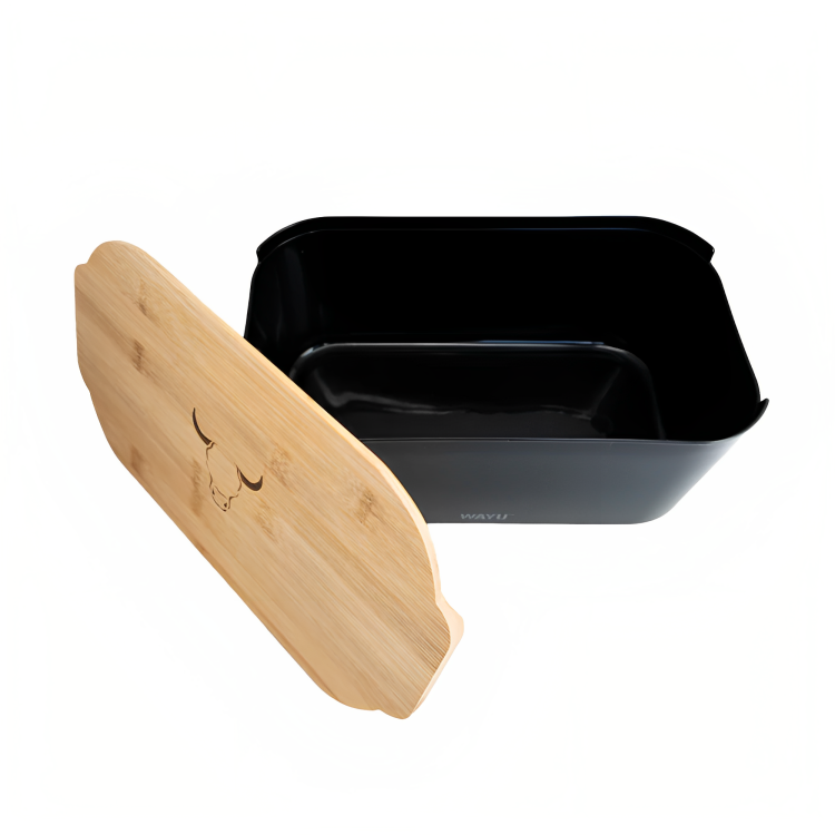 PANERA CON TAPA DE MADERA BAMBOO WAYU - 3