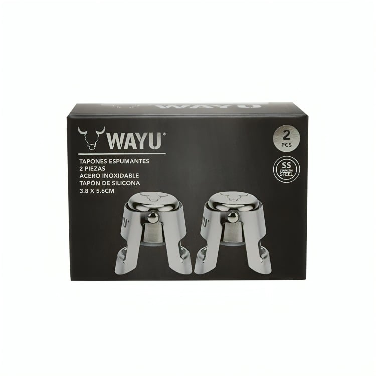 SET 2 TAPONES ESPUMANTE/CHAMPAGNE WAYU - 3