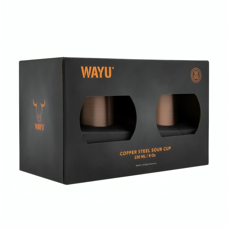SET 2 VASOS APERITIVO COPPER LINE WAYU - 2