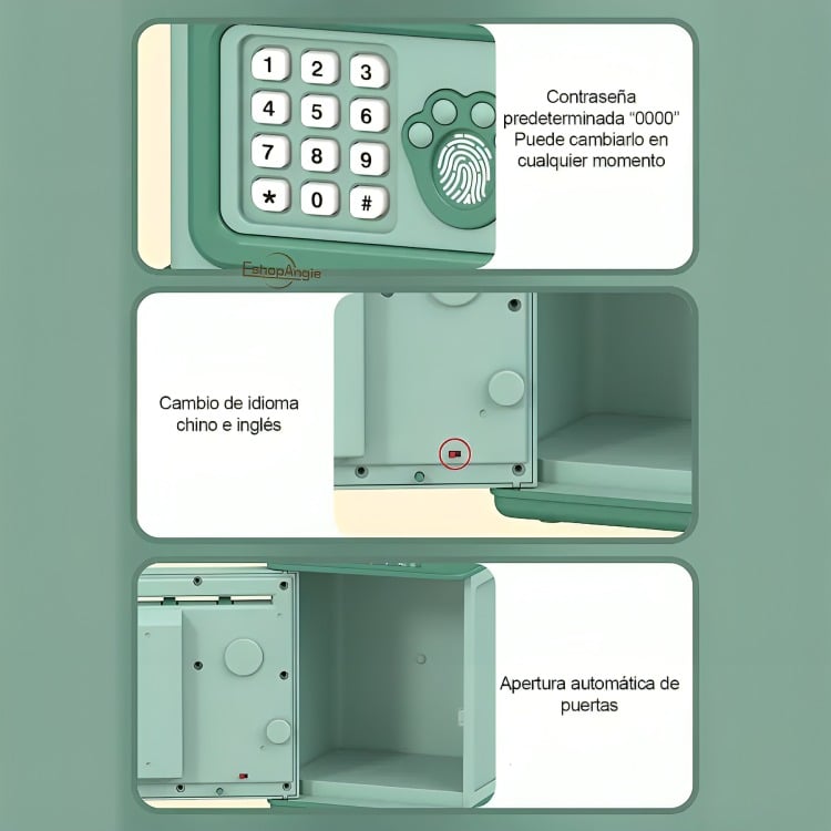 ALCANCIA DE AHORRO ELECTRONICA SONIDO ROSA - 1