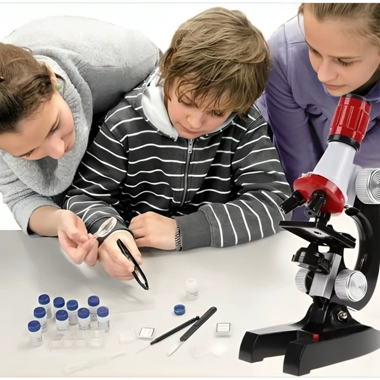KIT DE CIENCIA PARA NIÑOS MICROSCOPIO JUGUETE EDUCATIVO - 1