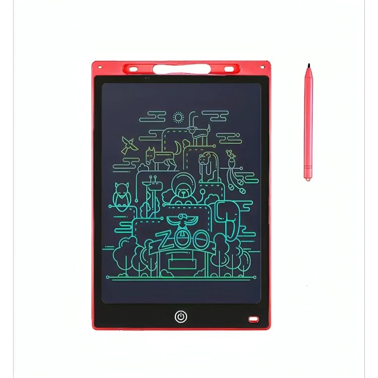 PIZARRA MAGICA TABLET DIBUJO LCD 12 PULGADAS ROJO - 2