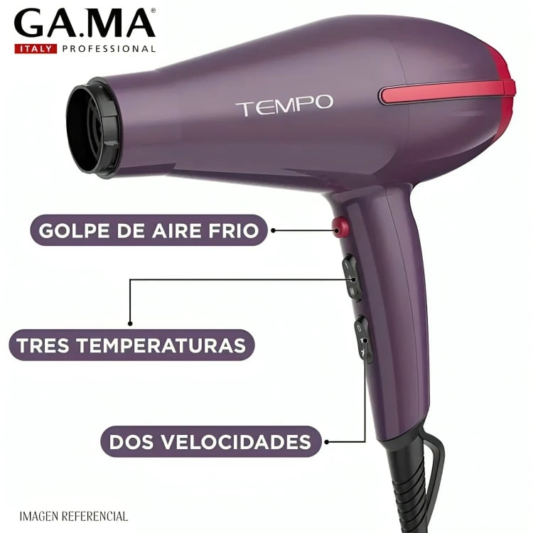 SECADOR DE PELO GAMA TEMPO CERAMIC - 3