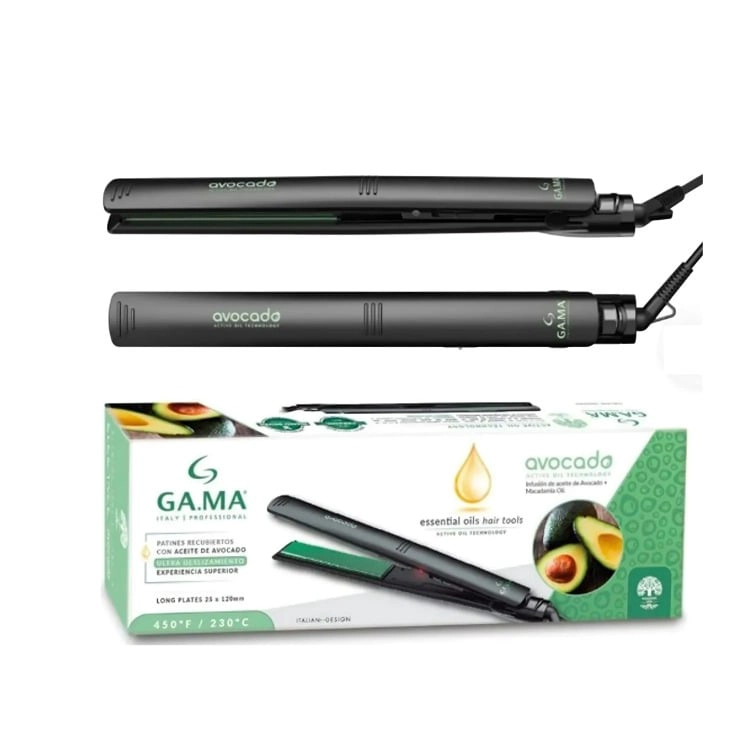 GAMA PLANCHA ALISADORA ELEGANCE LED AVOCADO DIGITAL GAMA