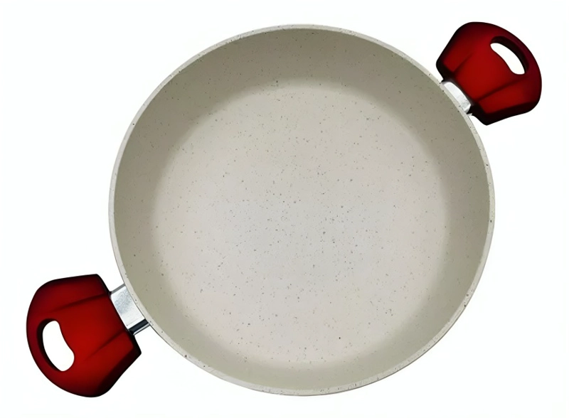 OLLA ARROCERA DE CERAMICA MARMOLEADA ANTIADHERENTE 26CM - 3