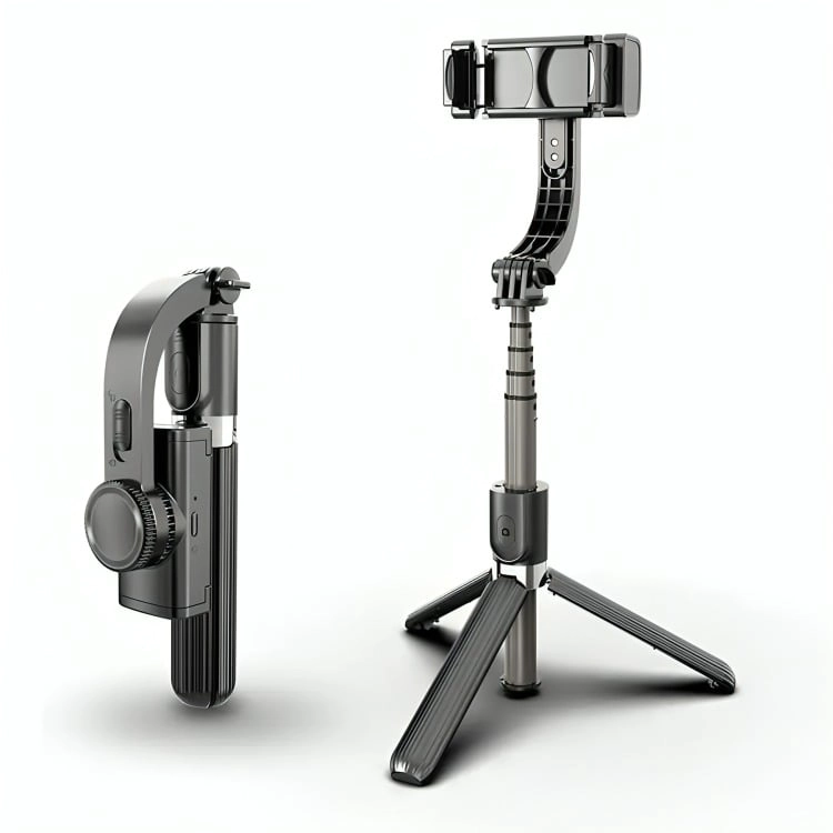 ESTABILIZADOR CELULAR GIMBAL L08 SELFIE STICK, TRIPODE - 1