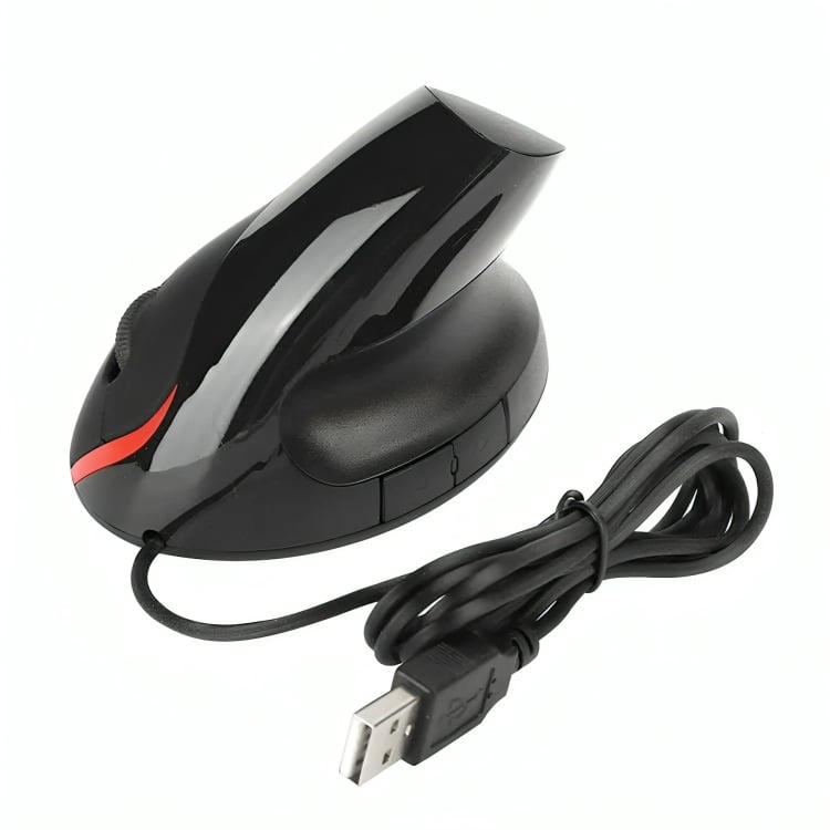 MOUSE OPTICO USB VERTICAL ERGONOMICO ALAMBRICO - 3