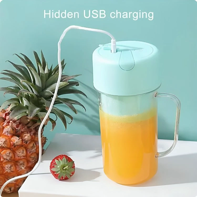 VASO LICUADORA JUGUERA PORTATIL MINI RECARGABLE DE 420ML - 2