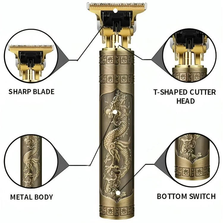 MAQUINA CORTADORA PELO METALICA RECARGABLE USB - 1